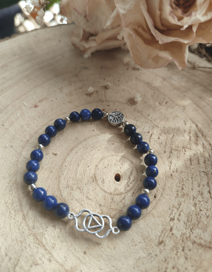 Bracelet Chakra 3e œil – Lapis -lazuli